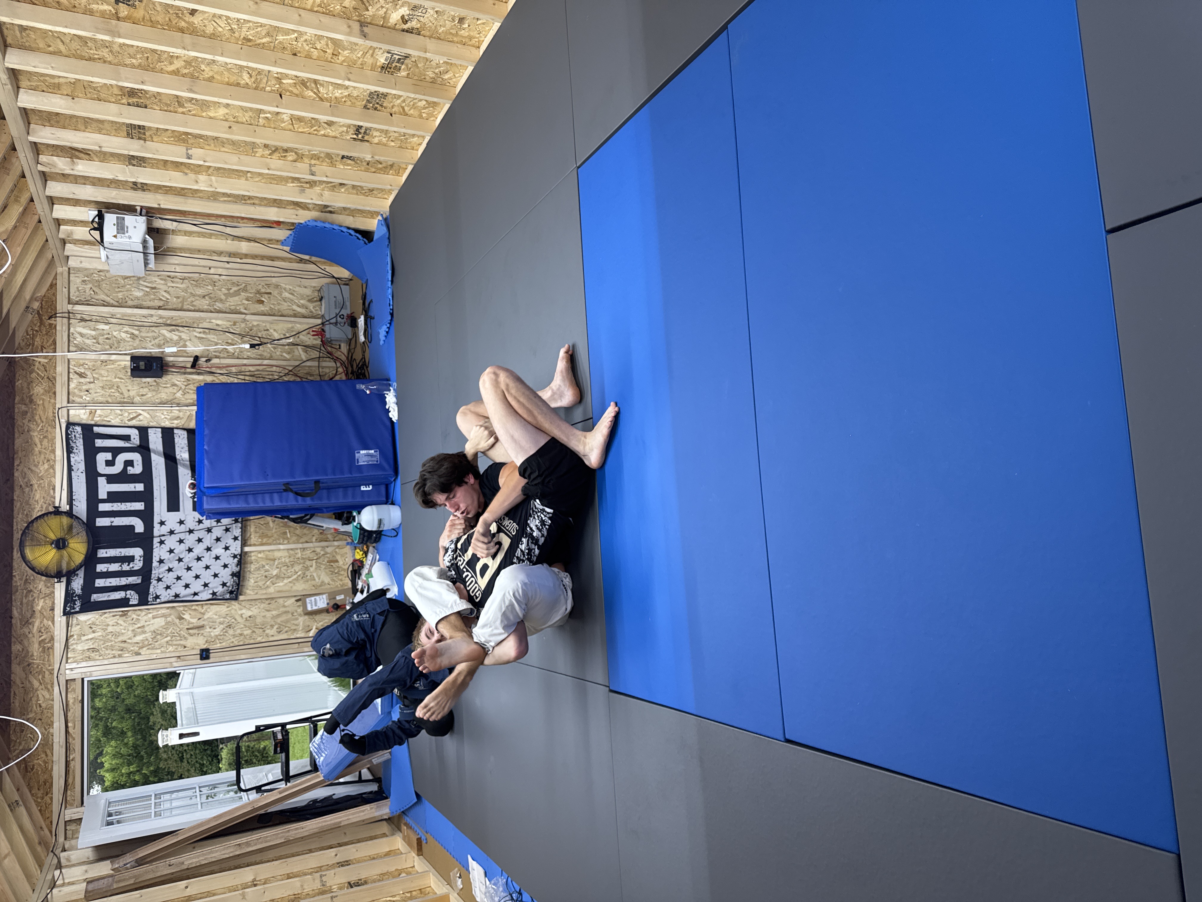 Training in the barn